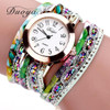 Duoya Brand Fashion Round Dial Quartz Watch Women Flower Wristwatch Steel Luxury Bracelet Watch Multilayer Leather Wrist Watch Duoya Brand Fashion Round Dial Quartz Watch Women Flower Wristwatch Steel Luxury Bracelet Watch Multilayer Leather Wrist Watch