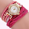 Duoya Brand Fashion Round Dial Quartz Watch Women Flower Wristwatch Steel Luxury Bracelet Watch Multilayer Leather Wrist Watch Duoya Brand Fashion Round Dial Quartz Watch Women Flower Wristwatch Steel Luxury Bracelet Watch Multilayer Leather Wrist Watch