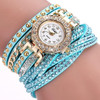 Duoya Brand Fashion Round Dial Quartz Watch Women Flower Wristwatch Steel Luxury Bracelet Watch Multilayer Leather Wrist Watch Duoya Brand Fashion Round Dial Quartz Watch Women Flower Wristwatch Steel Luxury Bracelet Watch Multilayer Leather Wrist Watch