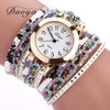 Duoya Brand Fashion Round Dial Quartz Watch Women Flower Wristwatch Steel Luxury Bracelet Watch Multilayer Leather Wrist Watch Duoya Brand Fashion Round Dial Quartz Watch Women Flower Wristwatch Steel Luxury Bracelet Watch Multilayer Leather Wrist Watch