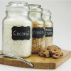 DUOLVQI 40PCS/Set New Wedding Home Kitchen Jars Blackboard Stickers Chalkboard Lables 20.5 * 23cm