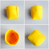 DUNXDECO Home Office Color Storage Key Accessory Pen Holder Box Cute Colorful Macaroon Felt Bag Table Multifunction Container