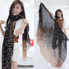 2016 Women's Long Candy Gradual Color Round Dots Scarf Shawl  Stole Soft Scarves 2 Colors 8MM1