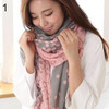 2016 Women's Long Candy Gradual Color Round Dots Scarf Shawl  Stole Soft Scarves 2 Colors 8MM1