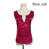 2016 Women solid Tees Sleeveless Blouses shirts Plus Size Female Shirts vestidos blouse