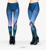 2016 women new arrival 3D leggings galaxy star space cat moon starry fashion sexy leggings plus high elastic leggings