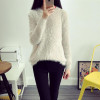 2016 Women Candy Colors Sweaters Fashion Autumn Winter Warm Mohair O-Neck Pullover Long Sleeve Casual Loose Sweater Knitted Tops 2016 Women Candy Colors Sweaters Fashion Autumn Winter Warm Mohair O-Neck Pullover Long Sleeve Casual Loose Sweater Knitted Tops
