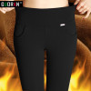 2016 Winter warm velvet thicken Women Pencil Pants Candy Color High elasticity Female Skinny pants female trousers Leggings