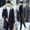 2016 winter men's Hooded leisure fashion fox collars 80% White duck down Down jacket Men's trench coat jackets Down Coats