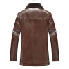 2016 winter men's fur coat fashion warm fur leather coat lamb wool Jacket wholesale