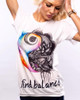 CDJLFH Brand 2017 Women Tees Fashion Print Short Sleeve O-Neck Women Blouses Cotton Tops Shirt Female White Blusas Chemise