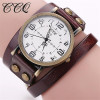 CCQ Vintage Cow Leather Bracelet Watch High Quality Antique Women Wrist Watch Casual Quartz Watch Relogio Feminino 1347 CCQ Vintage Cow Leather Bracelet Watch High Quality Antique Women Wrist Watch Casual Quartz Watch Relogio Feminino 1347