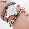 CCQ Hot Women Long Leather Bracelet Watches Gold Fashion Quartz Watch Casual Wrist Watch Relojes Mujer Relogio Feminino 1657 CCQ Hot Women Long Leather Bracelet Watches Gold Fashion Quartz Watch Casual Wrist Watch Relojes Mujer Relogio Feminino 1657