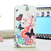 Luxury PU Leather Case For Doogee X5 Max PRO Case 5.0 Flip Cover Cartoon Painting Phone Bag Protective Case Butterfly Tower