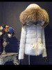 Luxury fur 2017 New Design winter Jacket Women Down jackets coats fashion down coat Women's short design thin outerwear