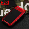 Luxury Doom Metal Armor Life Waterproof Shockproof Aluminum Case for IPhone 7 7 Plus 6 6S Plus 5 5C 5S SE 4 4S + Tempered Glass