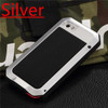 Luxury Doom Metal Armor Life Waterproof Shockproof Aluminum Case for IPhone 7 7 Plus 6 6S Plus 5 5C 5S SE 4 4S + Tempered Glass
