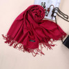 Luxury Brand Scarf Unisex 2016 Female Male Canada Wool Cashmere Scarf Pashmina Tassels Women Men Wrap Warm