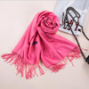 Luxury Brand Scarf Unisex 2016 Female Male Canada Wool Cashmere Scarf Pashmina Tassels Women Men Wrap Warm