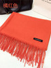 Luxury Brand Scarf Unisex 2016 Female Male Canada Wool Cashmere Scarf Pashmina Tassels Women Men Wrap Warm