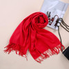 Luxury Brand Scarf Unisex 2016 Female Male Canada Wool Cashmere Scarf Pashmina Tassels Women Men Wrap Warm
