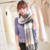luxury Brand Plaid Cashmere Scarf Women Oversized Blanket Scarf Wrap Warm Wool Scarf Women Pashmina Shawls and Scarves