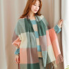 luxury Brand Plaid Cashmere Scarf Women Oversized Blanket Scarf Wrap Warm Wool Scarf Women Pashmina Shawls and Scarves