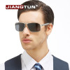 JIANGTUN Hot Sale New Men Cool Alloy Polaroid Sun Glasses Polarized Sunglasses Brand Design Sun Glasses Driving Eyewear