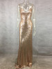 NATTEMAID 2017 Christmas night Party Dress Sexy Women Gold Sequin Long Dresses Floor length Backless Maxi Vestido De Festa
