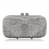 Natassie Brand Women Luxury Crystal evening Bag Bow Knot Style Wedding Clutches With Metal Shoulder Chain