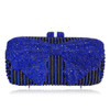 Natassie Brand Women Luxury Crystal evening Bag Bow Knot Style Wedding Clutches With Metal Shoulder Chain