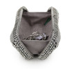 Natassie Brand Women Luxury Crystal evening Bag Bow Knot Style Wedding Clutches With Metal Shoulder Chain