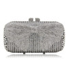 Natassie Brand Women Luxury Crystal evening Bag Bow Knot Style Wedding Clutches With Metal Shoulder Chain