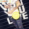 Naivety PU Leather Fashion Women Handbag Personality Round Lemon Shaped Shoulder Bag Zipper Purse 10S70105 drop shipping