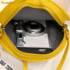 Naivety PU Leather Fashion Women Handbag Personality Round Lemon Shaped Shoulder Bag Zipper Purse 10S70105 drop shipping