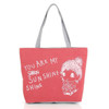 Naivety Women Bag New Fashion Cute Cartoon Printing Casual Canvas Tote Lady Shoulder Handbag JUL13 drop shipping