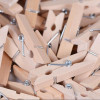 NAI YUE 2017 Fashion 50x25MM Mini Natural Wooden Clothes Pin Photo Paper Peg Clothespin Craft Clips
