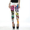 NADANBAO New style leggins  Fashion Colorful Comic Doodles Printed Leggins  Female  Women Leggings women pant