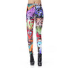 NADANBAO New style leggins  Fashion Colorful Comic Doodles Printed Leggins  Female  Women Leggings women pant