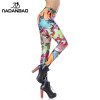 NADANBAO New Design Leggins Fashion Elastic Graffiti Spray Digital Leggins Printed Women Leggings Women Pants