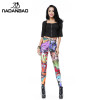 NADANBAO New Design Leggins Fashion Elastic Graffiti Spray Digital Leggins Printed Women Leggings Women Pants