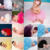 Princess Baby Tutu Skirt Newborn Photography Props Infant Costume Outfit Headband Baby Photography Props Baby Skirt DW986711