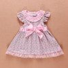 Princess Baby Girls Dress Floral Summer Girl Dresses Top Quality 100%Cotton Bow Infant Dress for Kids Clothing