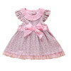 Princess Baby Girls Dress Floral Summer Girl Dresses Top Quality 100%Cotton Bow Infant Dress for Kids Clothing