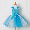Princess Anna Elsa Dress Tulle Tutu Dress Snow Queen Christmas Halloween Cosplay Costume Birthday Party Vestidos Children Dress