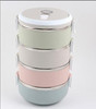 Portable Stainless Steel Japanese Bento Box Gradient Color Thermal For Food With Containers Lunch Boxs For Kids Picnic