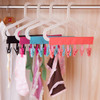 Portable Socks Dry Cloth Pendant Rack Cloth Cutter Business Travel Portable Folding Cloth Hanger Clips hanger hook Cloth Clip