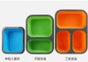 Portable lunch boxs Silicon Collapsible microwave Lunchbox bento lunch boxs folding lunchbox set food container