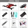 Portable JY018 Foldable Mini Selfie Drone Pocket Folding Quadcopter Altitude Hold Headless WIFI FPV Camera RC Helicopter VS H31