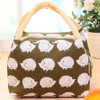 Portable Insulation Package Portable Waterproof Canvas Bag Thermal Lunch Travel Picnic Bag for Women Girls Kids Lunch